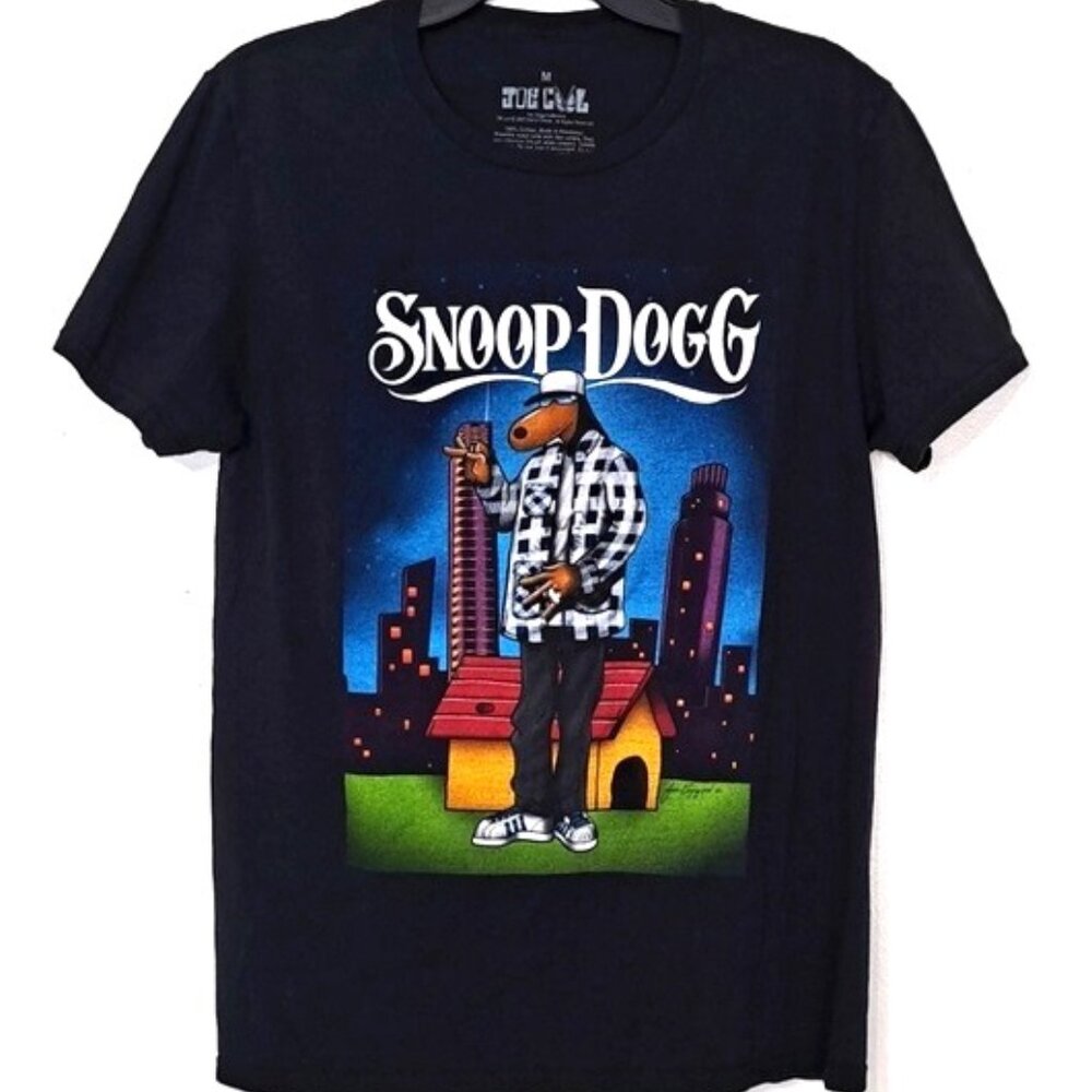 Snoop Dogg Shirt medium Black Tha Dogg Collection Joe Cool Rap Mens casual